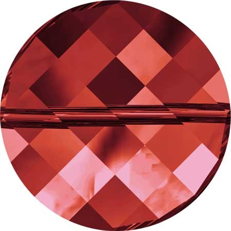 TWIST BEAD SWAROVSKI 14 MM 2 UNIDADES : color:Crystal Red Magma