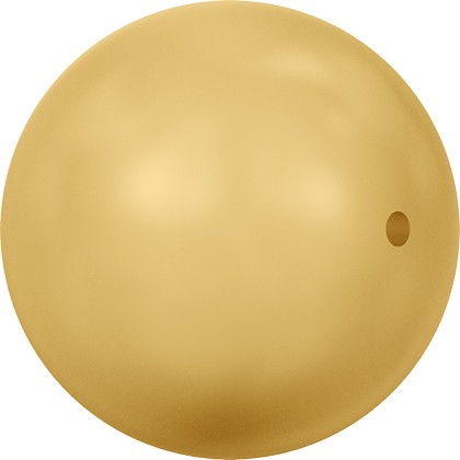 PERLA CLÁSICA CRISTAL SWAROVSKI 4 MM 100 UNIDADES : PERLAS SWAROVSKI:296 CR GOLD PEARL