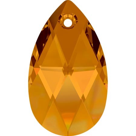 LÁGRIMA SWAROVSKI 22 x 13 MM 1 UNIDAD : color:Crystal Copper