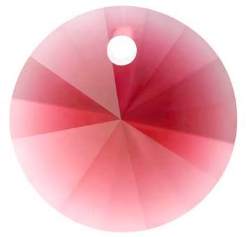 DISCO 6200, 6428 DE CRISTAL SWAROVSKI DE 6 MM : Unidades:Envase 25 Ud aprox., color:Indian Pink