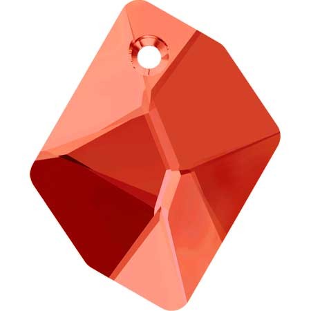COLGANTE CÓSMICO CRISTAL SWAROVSKI 14 MM 2 UD : color:Crystal Red Magma
