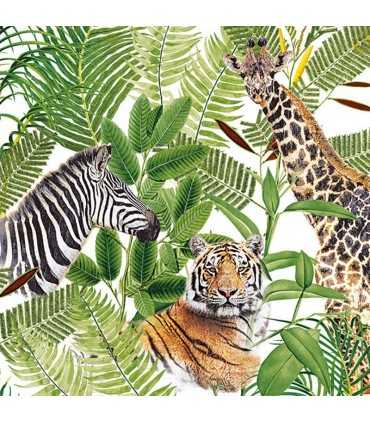 SERVILLETAS AMBIENTE 33X33 20 UD SAFARI