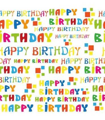 SERVILLETAS AMBIENTE 20 UD 33x33 CM CUMPLEAÑOS