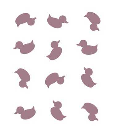 PLANTILLA STENCIL DAYKA A5 15x21 CM PATITOS GOMA