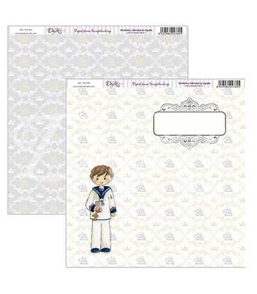 PAPEL SCRAP DAYKA 2 CARAS 30,5x30,5 CM COMUNIÓN 59