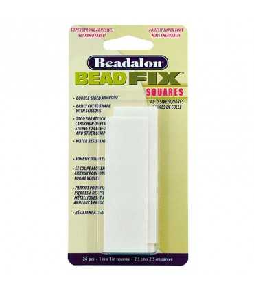 BEADALON BEAD FIX CUADRADOS ADHESIVOS 2 CARAS