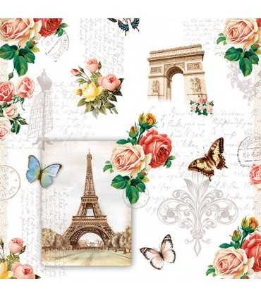 SERVILLETAS AMBIENTE 20 UD MONUMENTOS PARÍS