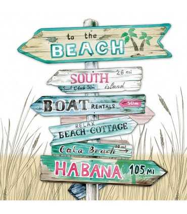 SERVILLETAS AMBIENTE 20 UD CARTELES EN ARENA