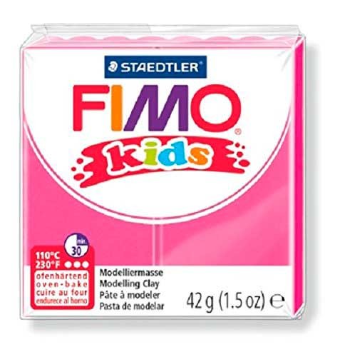 FIMO KIDS STAEDTLER PASTILLA DE 42 GRAMOS : FIMO KIDS:220 FUCHSIA