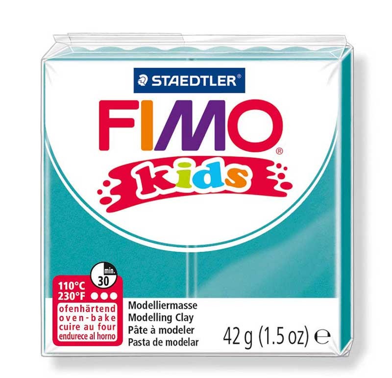FIMO KIDS STAEDTLER PASTILLA DE 42 GRAMOS : FIMO KIDS:39 TURQUESA