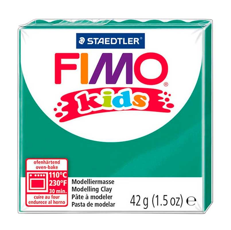 FIMO KIDS STAEDTLER PASTILLA DE 42 GRAMOS : FIMO KIDS:5 VERDE, GREEN