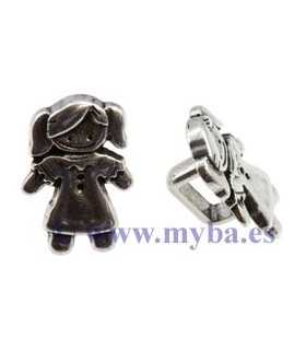 NIÑA ZAMAK 25x17x11 MM PASO REGALIZ 10x7mm 1 UD