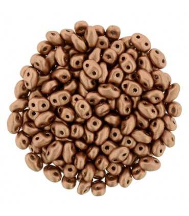MINI DUO MATT METALLIC COPPER 2x4 MM 10 GR