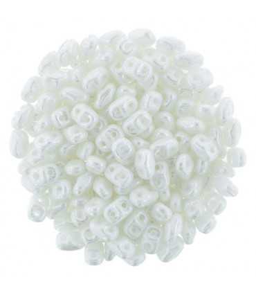 MINI DUO LUSTER OPAQUE WHITE 2x4 MM 10 GR