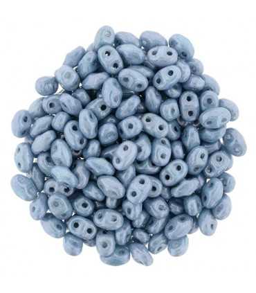 MINI DUO LUSTER OPAQUE BLUE 2x4 MM 10 GR