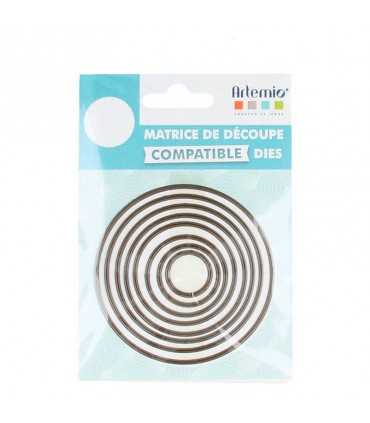 TROQUEL ARTEMIO COMPATIBLE CÍRCULOS PEQUEÑOS 8 UD
