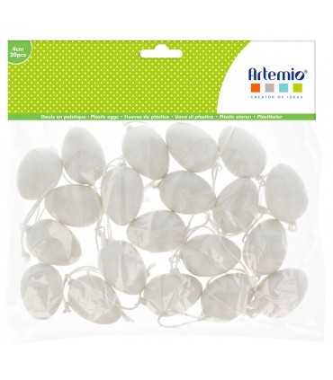 HUEVOS PLÁSTICO 4 CM ARTEMIO 20 UNIDADES