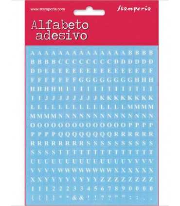 ALFABETO ADHESIVO STAMPERIA 18x15 CM 306 UD AZUL