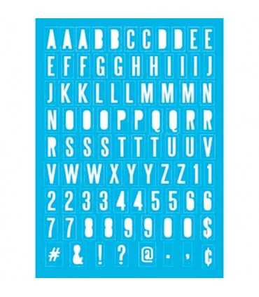 PLANTILLA AMERICANA ALFABETO CONTUNDENTE ARS01