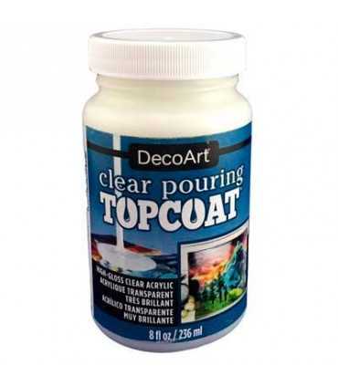 CLEAR POURING TOPCOAT ACRÍLICO TRANSPARENTE 236ML.