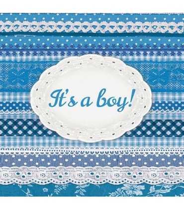 SERVILLETAS AMBIENTE 20 UD 33x33 CM IT´S A BOY