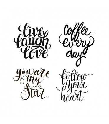 PAPEL SUBLIMACIÓN 30x30 CM LIVE IN LOVE