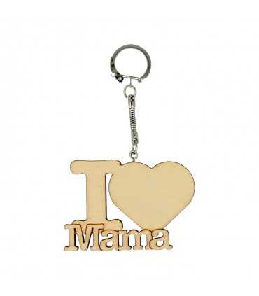 LLAVERO I LOVE MAMA MADERA ARTEMIO