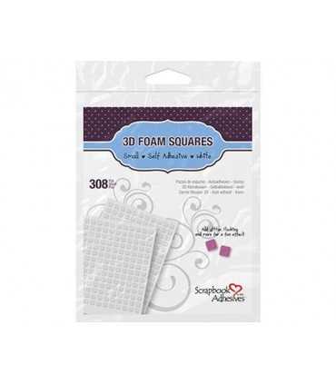 3D FOAM SQUARES CUADRADOS  6 MM x2 MM 308 UNIDADES
