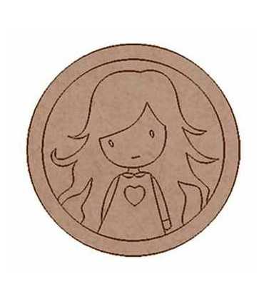 SILUETA DM DOLLY CÍRCULO CORAZÓN 7 CM x 3 MM