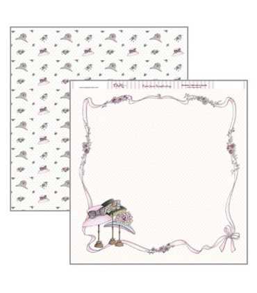 PAPEL SCRAP DAYKA 2 CARAS 30,5x30,5 CM TOCADOS