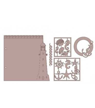 ÁLBUM CARTÓN DAYKA PLAYA 18x17 CM