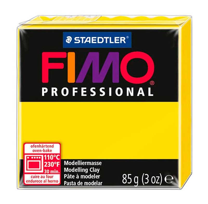 FIMO PROFESSIONAL STAEDTLER PASTILLA DE 85 GRAMOS : FIMO PROFESIONAL:100 AMARILLO