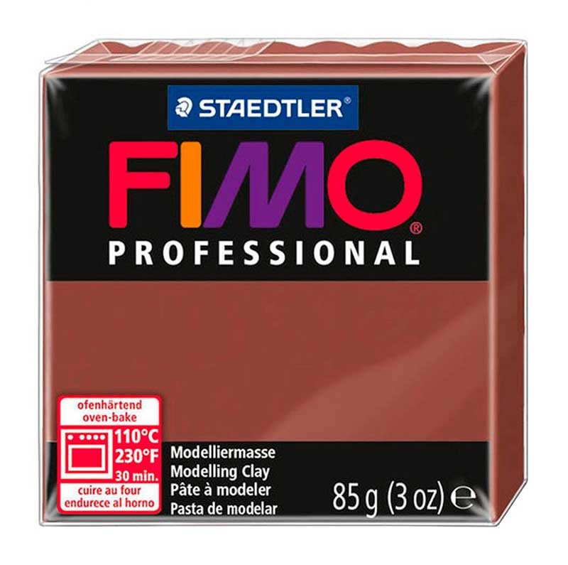 FIMO PROFESSIONAL STAEDTLER PASTILLA DE 85 GRAMOS : FIMO PROFESIONAL:77 CHOCOLATE