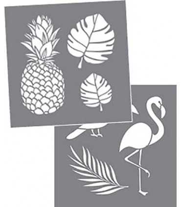 PLANTILLA AMERICANA TROPICAL 20x20 CM