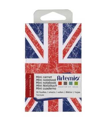 MINI CUADERNO NOTEBOOK ARTEMIO LONDRES 7X11 CM