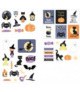 PEGATINAS CHIPBOARD ARTEMIO HALLOWEEN 41 UD