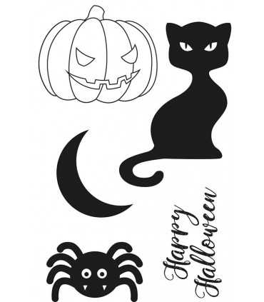 SELLOS TRANSPARENTES ARTEMIO HAPPY HALLOWEEN