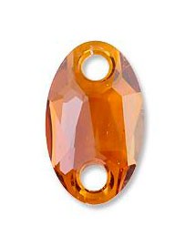 CALABROTE CRISTAL SWAROVSKI 18x11 MM 1 UNIDAD : color:Crystal Copper