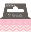 WASHI TAPE 10 MM PEBBLES SET PEONY 2 x 10 METROS