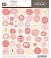 PEGATINAS STUDIO CALICO STORY TIME BEBÉ ROSA 45 UD