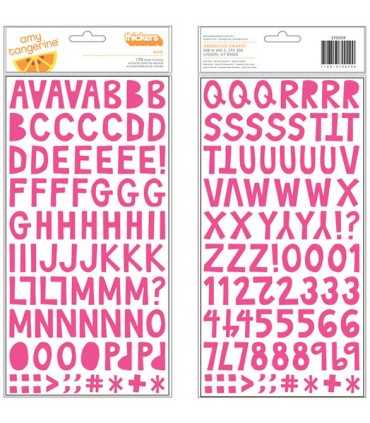 PEGATINAS ALFABETO FOAM AMY TANGERINE 170  UD