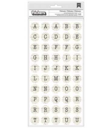 PEGATINAS ALFABETO CHIPBOARD CELEBRACIÓN 100  UD
