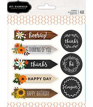 PEGATINAS SURTIDAS JEN HADFIELD HOME MADE 42 UD