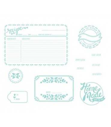 LETTERPRESS PLACAS IMPRESIÓN HOME MADE 11 PIEZAS