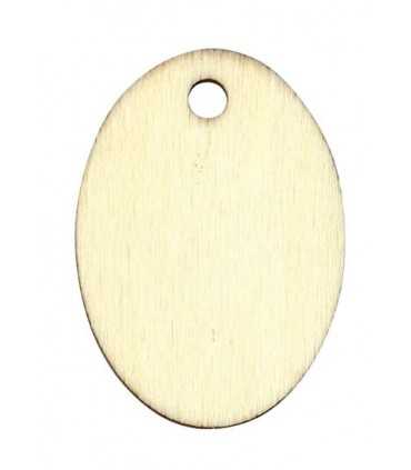 OVALOS MADERA 55x40x2 MM ARTEMIO 6 UNIDADES