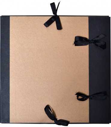 CARPETA KRAFT ARTEMIO CON CINTAS 12x12 PULGADAS