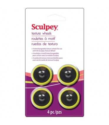RUEDAS DE TEXTURA DE RECAMBIO SCULPEY 4 UD
