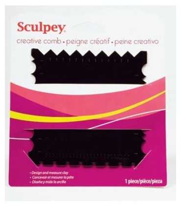 PEINE CREATIVO 11,5 cm X 11,5 cm SCULPEY