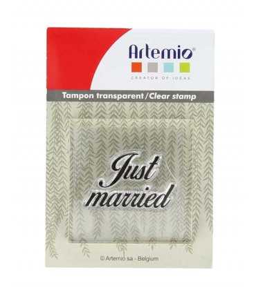 SELLO TRANSPARENTE+ BLOQUE JUST MARRIED