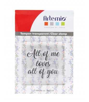 SELLO TRANSPARENTE+ BLOQUE ALL OF ME LOVES ALL OF